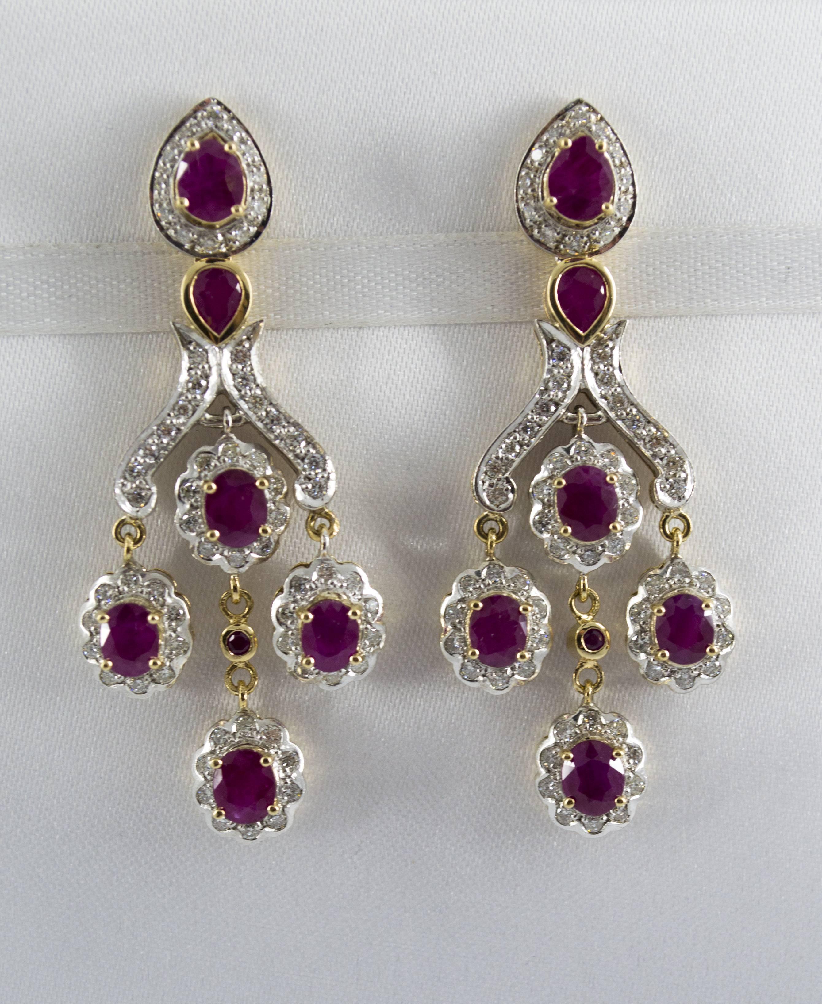 These Earrings are made of 9K Yellow Gold and Sterling Silver.
These Earrings have 1.30 Carats of Diamonds.
These Earrings have 10.00 Carats of Ruby.
We're a workshop so every piece is handmade, customizable and resizable.