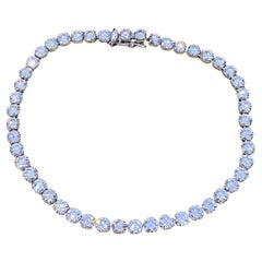 10.00 Carats Diamond Tennis Bracelet en Platine 8.25 inches