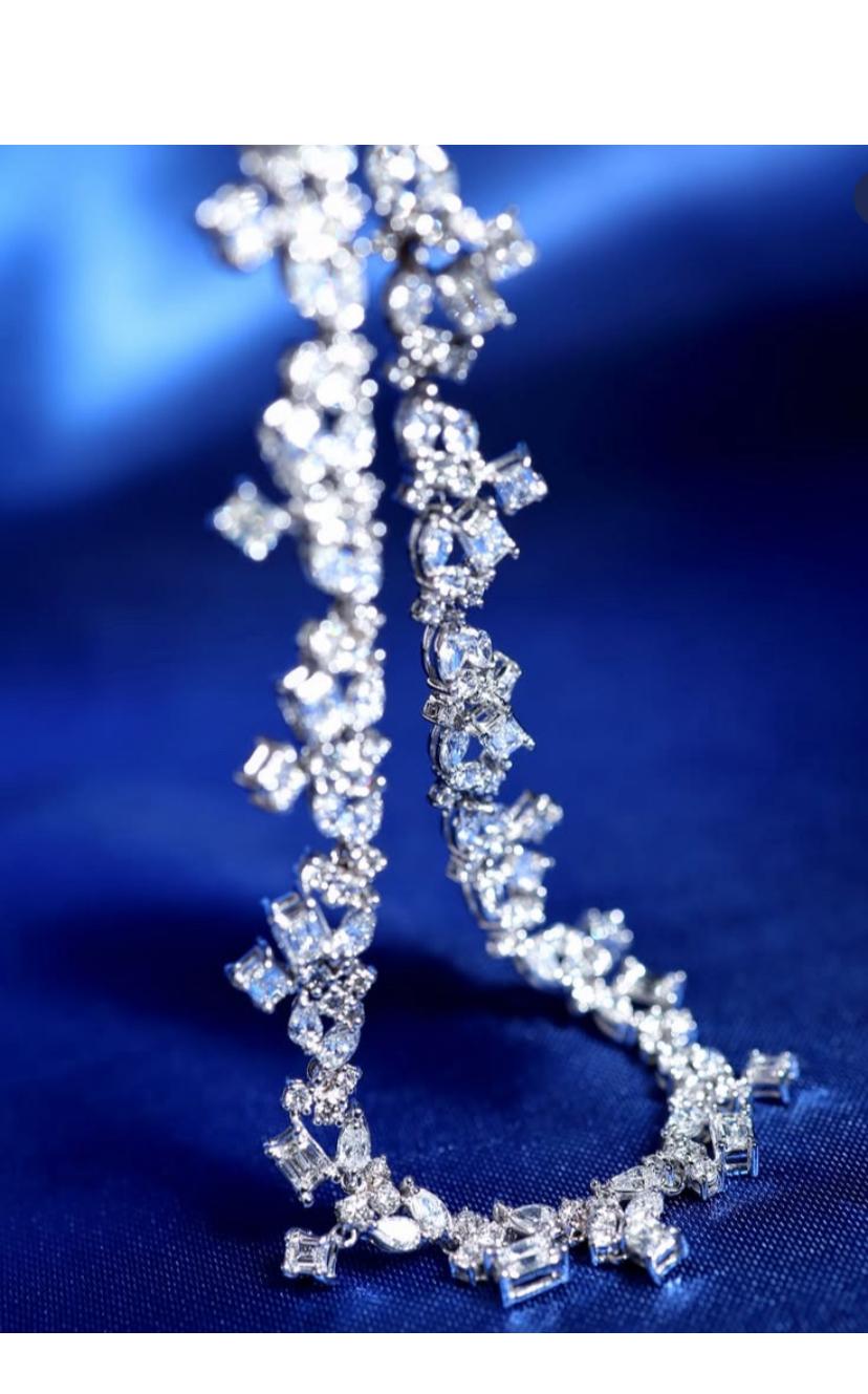 Taglio misto 10,00 carati di diamanti a forma mista in oro 18K in vendita