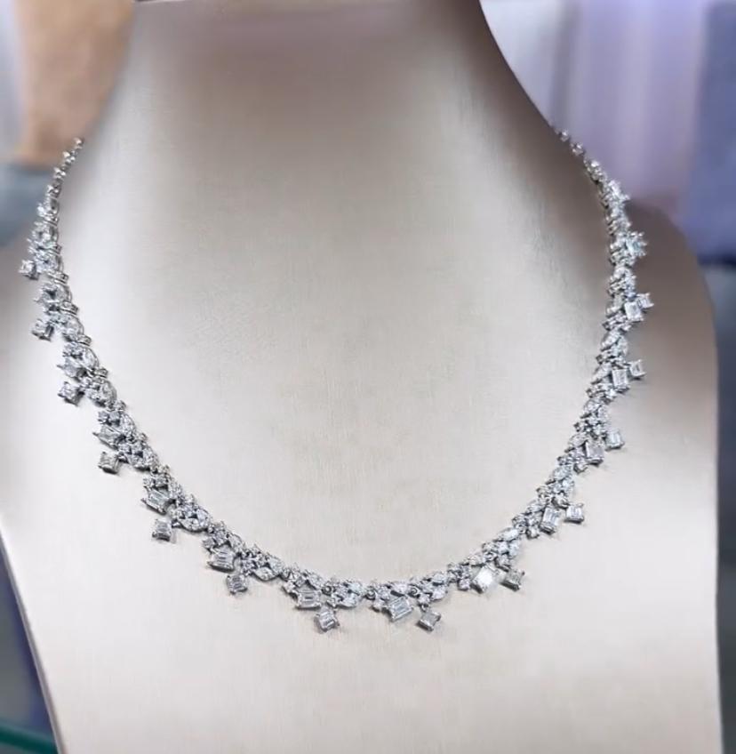 10,00 carati di diamanti a forma mista in oro 18K in vendita 2