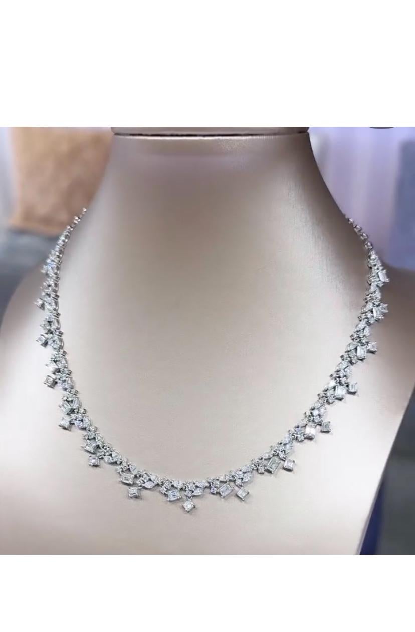 10,00 carati di diamanti a forma mista in oro 18K in vendita 3