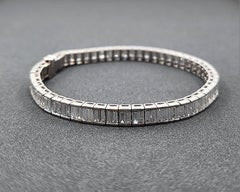 10.00 ct Channel Set Baguette Tennis Bracelet 10.00 ct Channel Set Baguette Tennis Bracelet