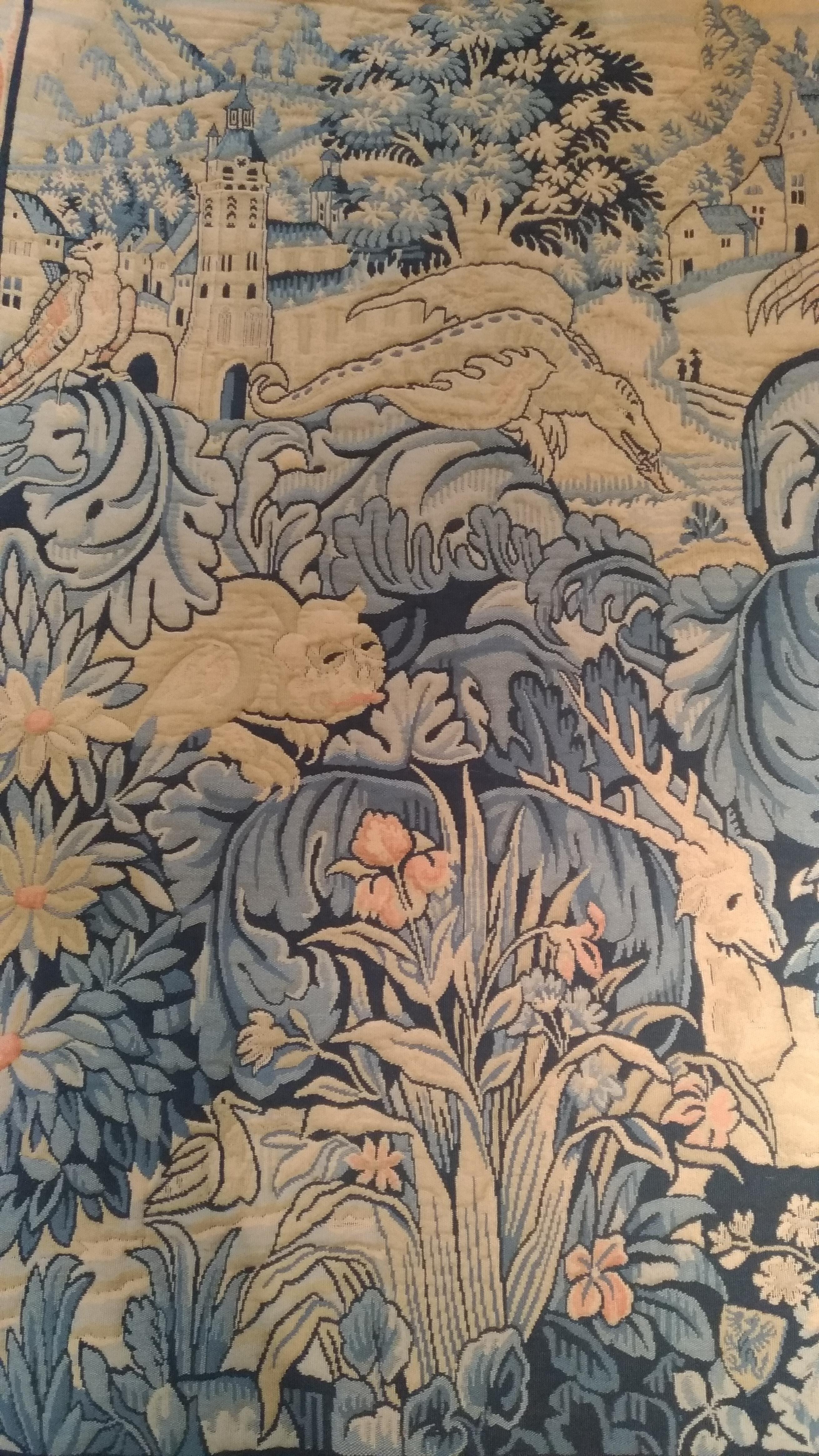 1000 - Very beautiful tapestry from the early twentieth century drawing cabbage.