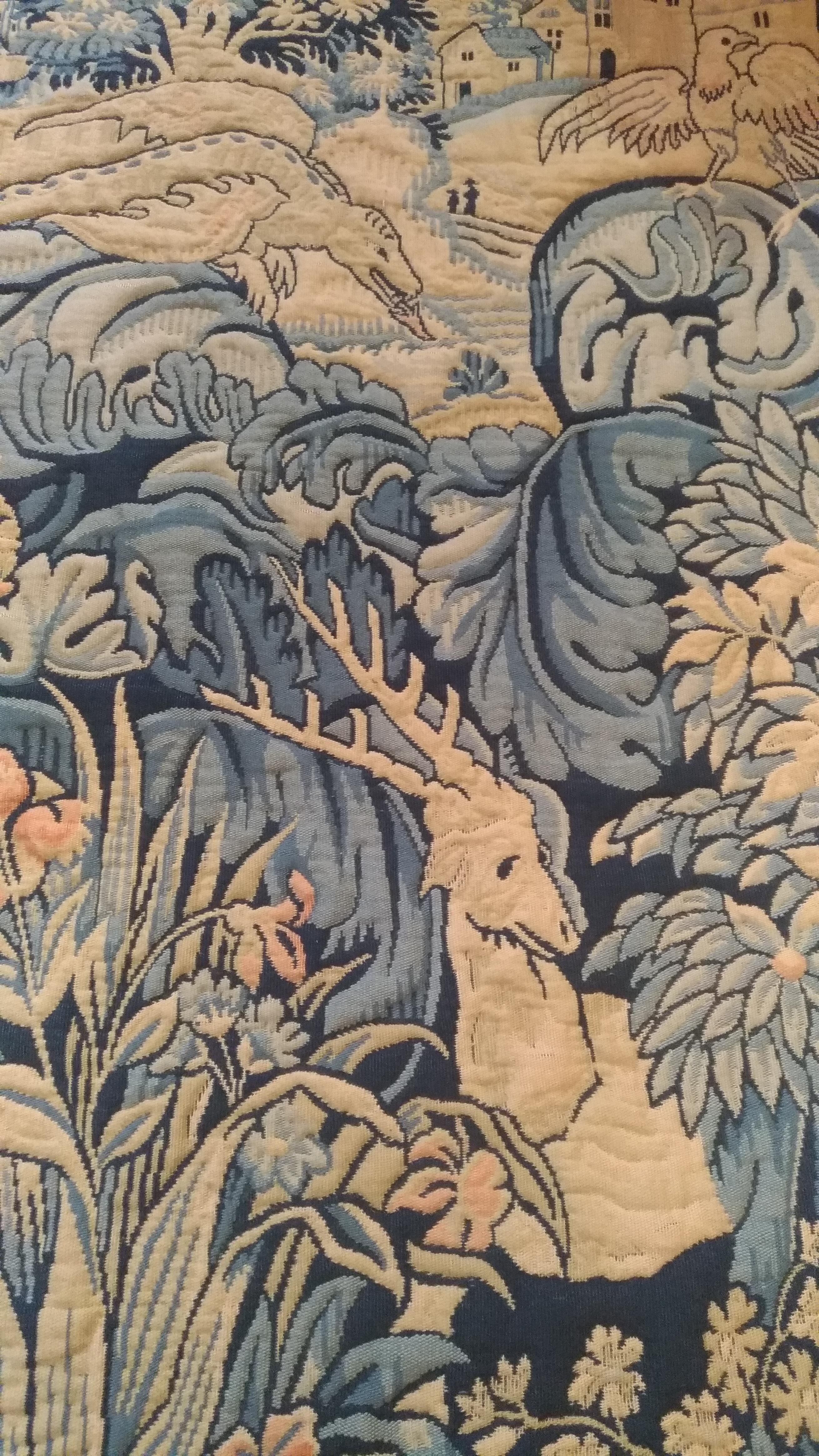 French 1000 - Very Beautiful Tapestry from the Early Twentieth Century Drawing Cabbage