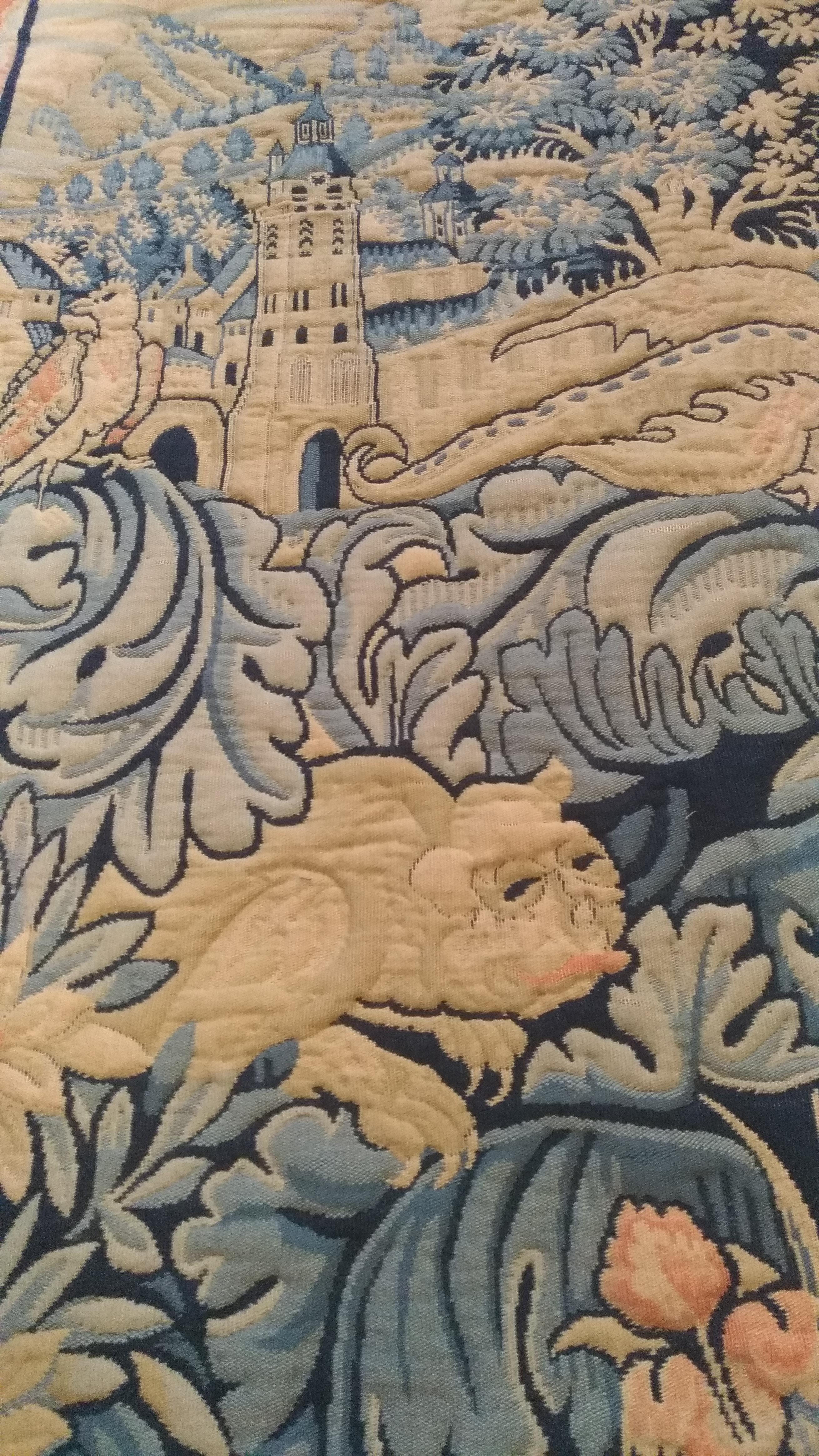 Early 20th Century 1000 - Very Beautiful Tapestry from the Early Twentieth Century Drawing Cabbage