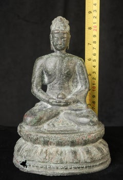 1000 Years Old Burmese/Himalayan Bronze Buddha of Compassion. Finely Cast