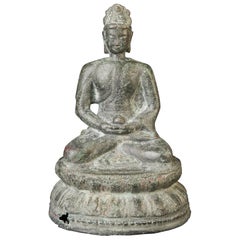 1000 Years Old Burmese/Himalayan Bronze Buddha of Compassion. Finely Cast