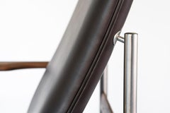 1001 AF Lounge Chair by Fjord Fiesta in Black Leather