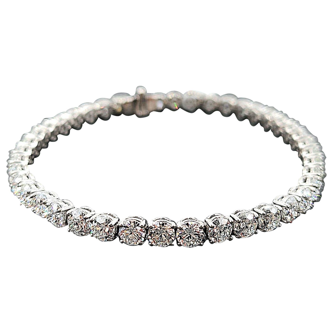 10.01 Karat Diamant-Tennisarmband
