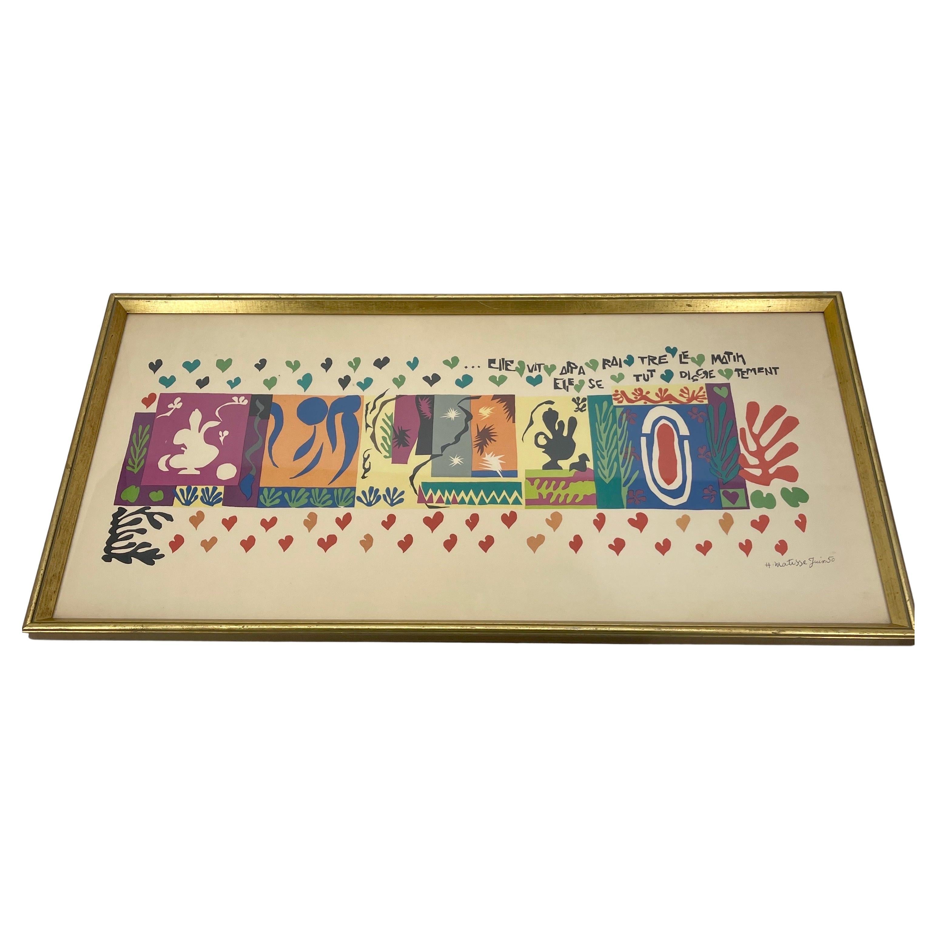 1001 Nights Juin 50 Lithograph by Henri Matisse, Signed For Sale at 1stDibs  | matisse juin 50