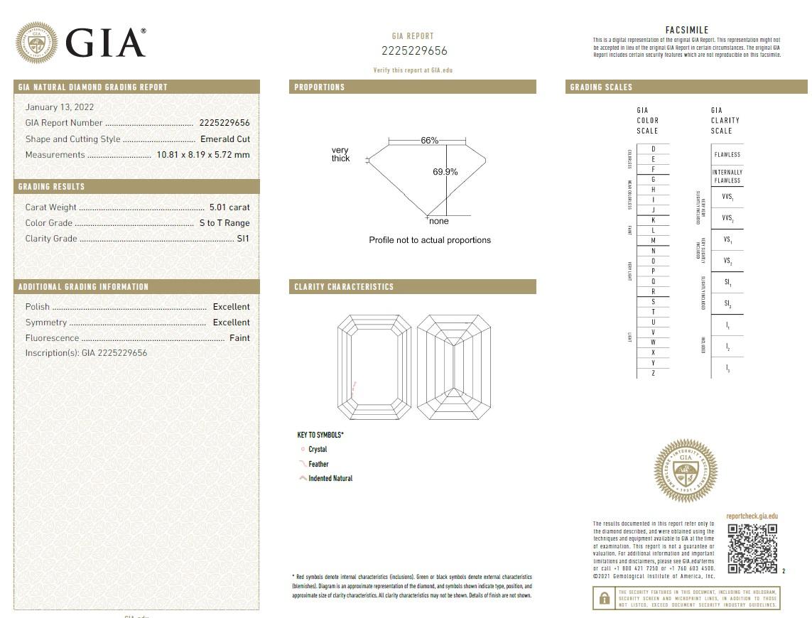 10.02ct GIA Emerald Cut Yellow Diamond Earrings & Baguette Diamond Halo in 18KT For Sale 1