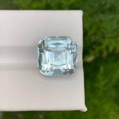 10.05 Karat Natürlicher Loser Hellblauer Aquamarin Cushion-Schliff Pakistan Edelstein