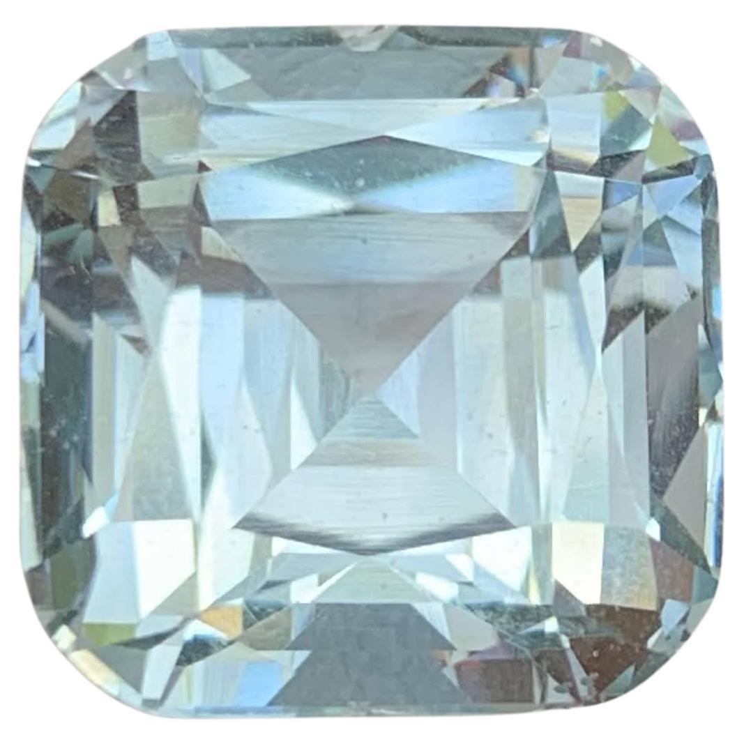 10.05 Karat Natürlicher Loser Hellblauer Aquamarin Cushion-Schliff Pakistan Edelstein