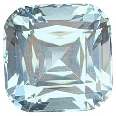 10.05 Karat Natürlicher loser hellblauer Aquamarin im Kissenschliff Pakistanischer Edelstein