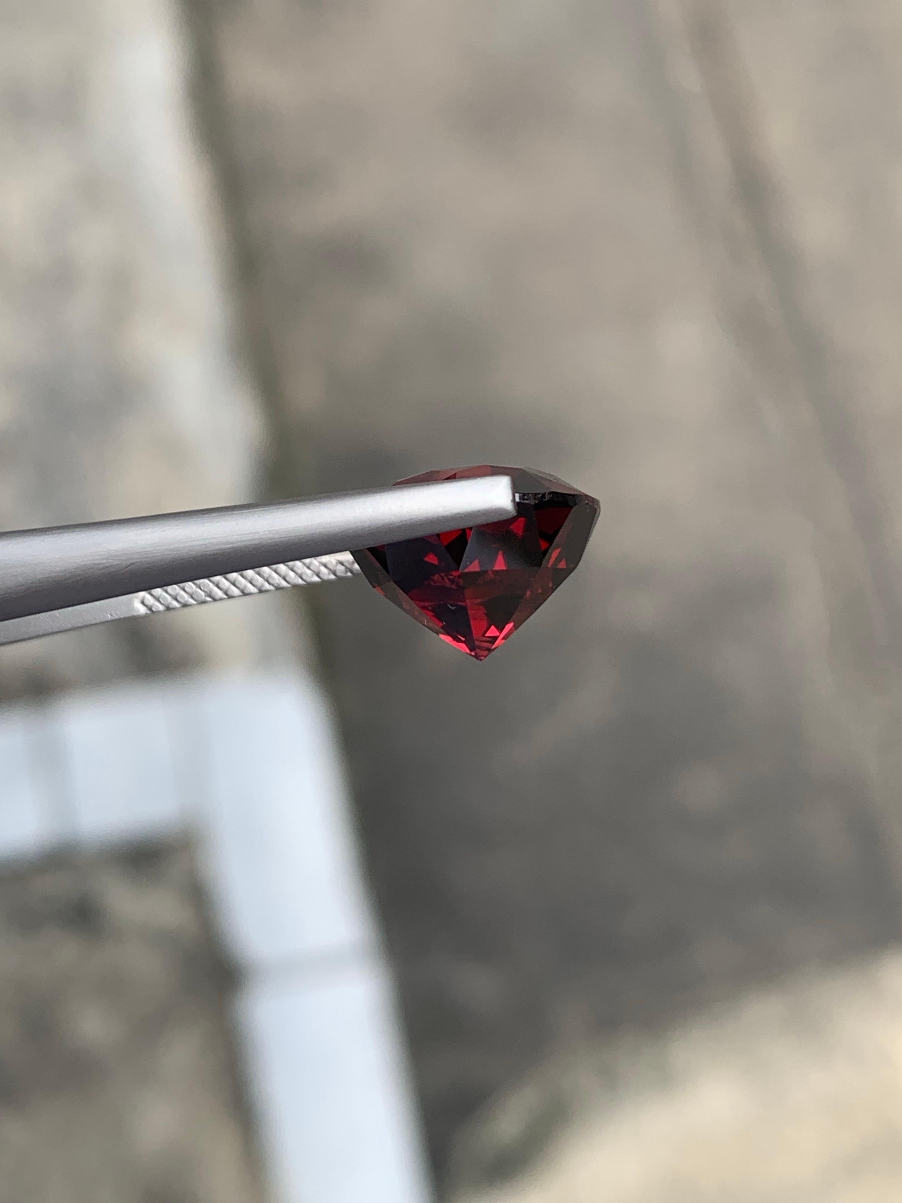 10.05 Carat Natural Loose Rhodolite Garnet Round Shape Gemstone From Tanzania (grenat rhodolite en vrac de Tanzanie) Neuf - En vente à Peshawar, PK