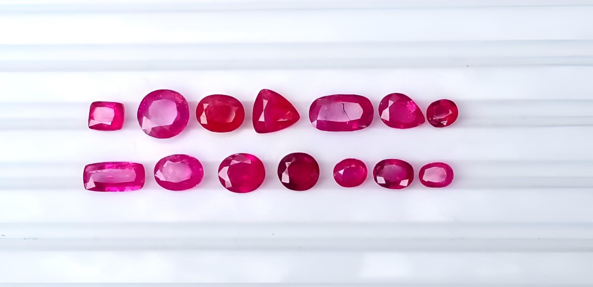 10,05 Karat facettierter rosa Rubin-Stein mit natürlichen Edelsteinen aus Afghanistan (Moderne)