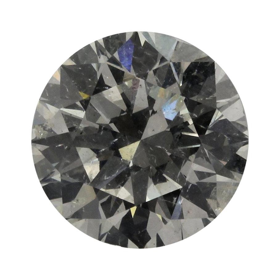 10.06 Carat Round Brilliant Cut J SI2 IGI Certified Natural Diamond For Sale