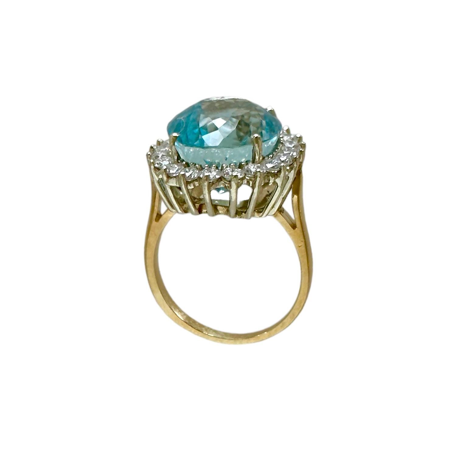 1.5 carat aquamarine ring