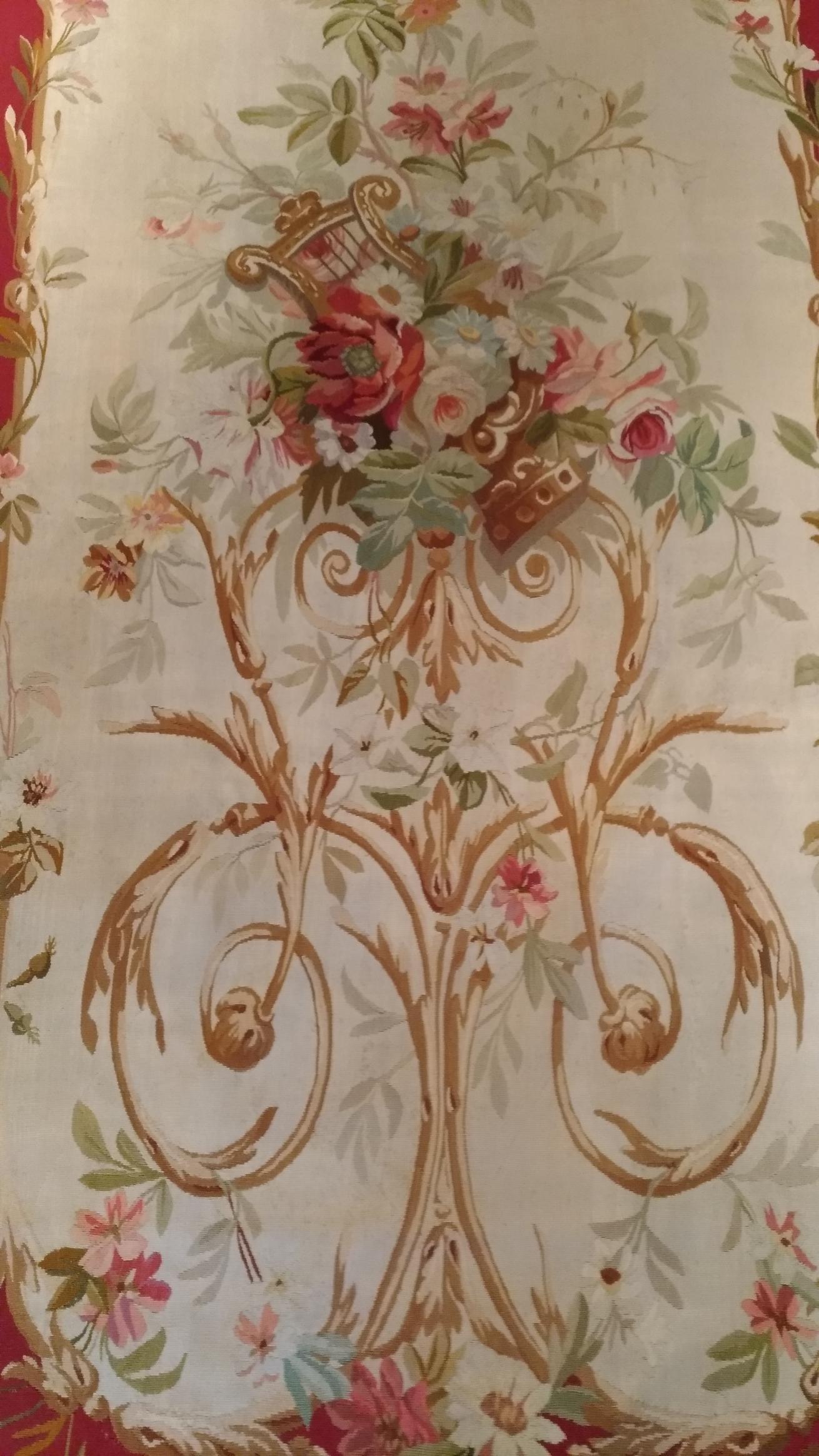 1007 - very beautiful French carpet Aubusson 19th century (Napoleon III).
