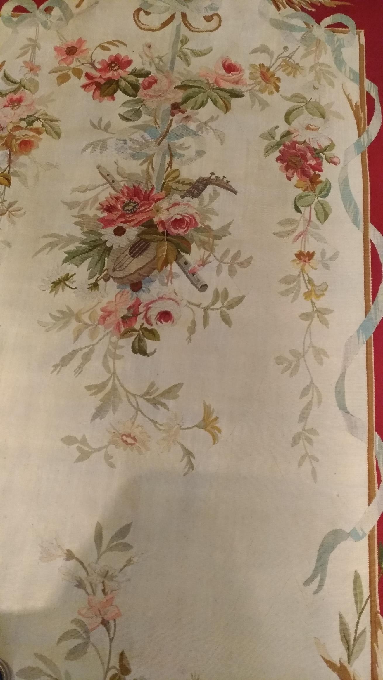 Hand-Woven 1007 - Very Beautiful French Carpet Aubusson For Sale