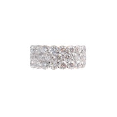 Bague d'éternité à griffes partagées en diamants de 10,08 carats par Nei