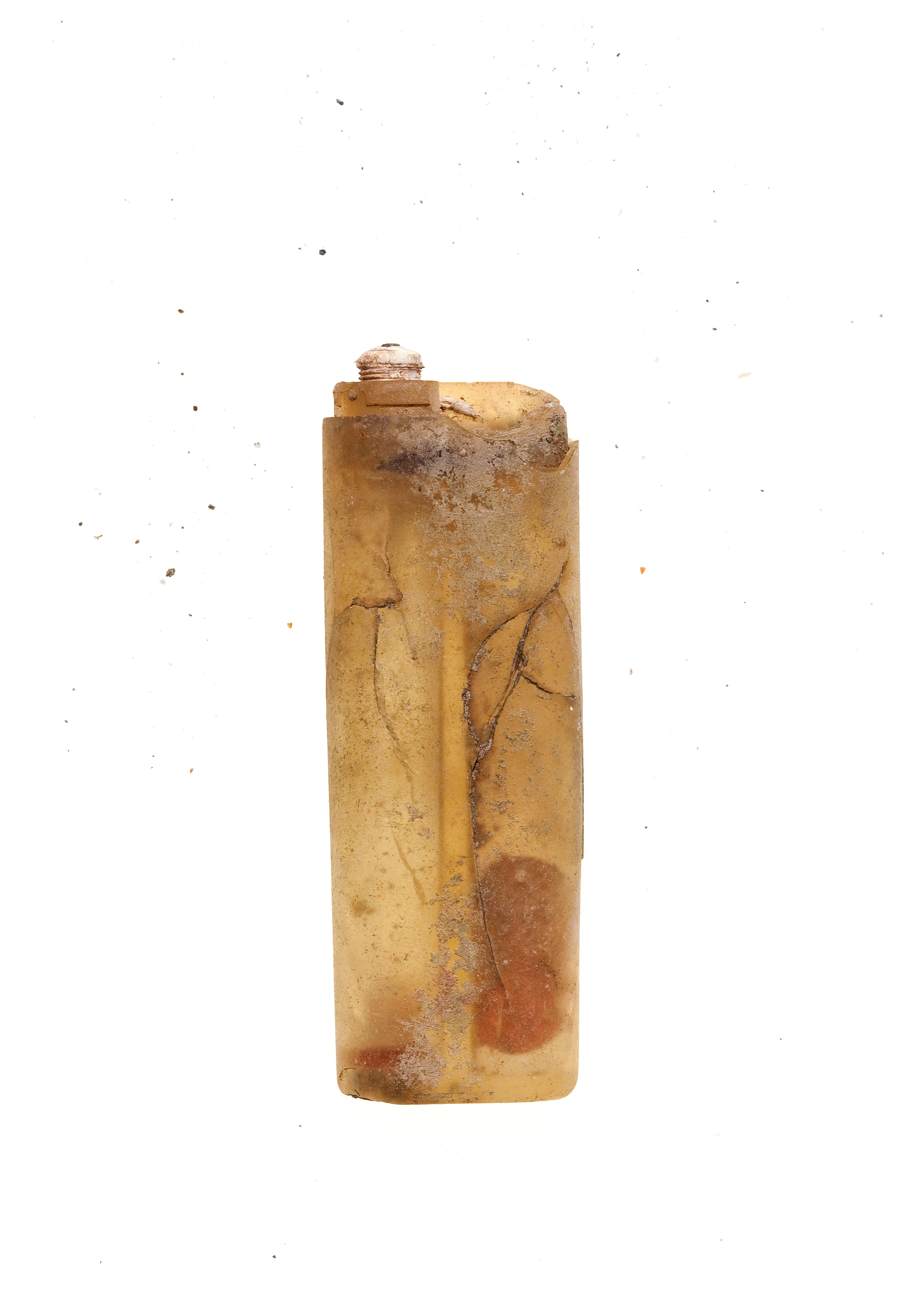 1009_Found-object photograph: lighter recovered on the coast of Menorca (Spain) In New Condition For Sale In Barcelona, ES