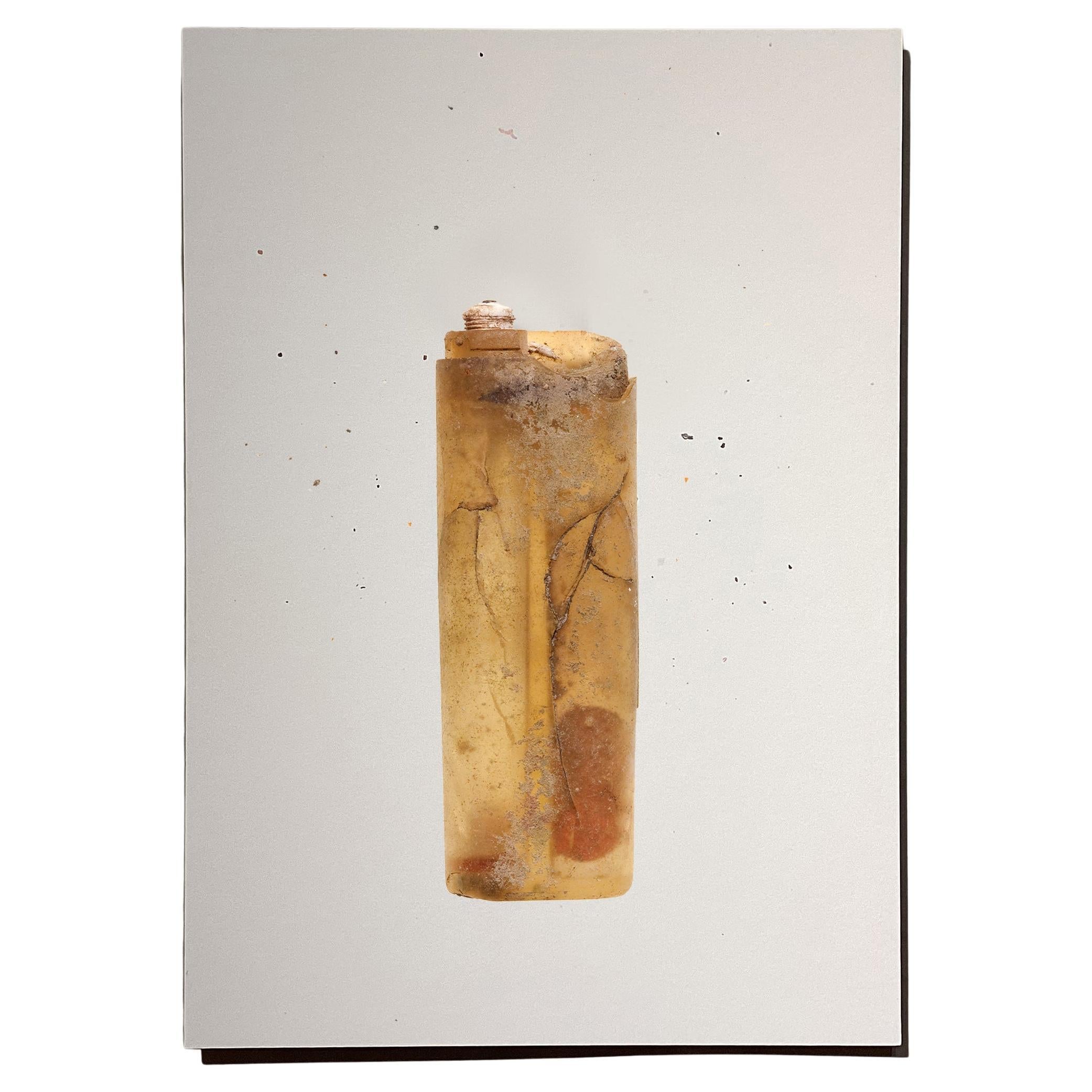 1009_Found-object photograph: lighter recovered on the coast of Menorca (Spain) For Sale