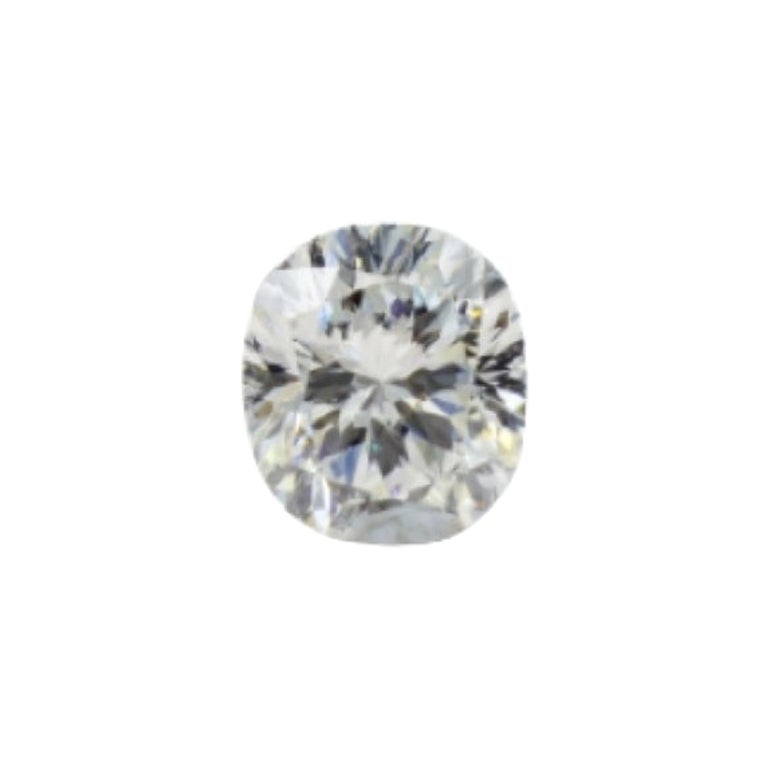 1,00ct Diamante naturale sfuso con taglio a cuscino certificato GIA, colore H, purezza VS2