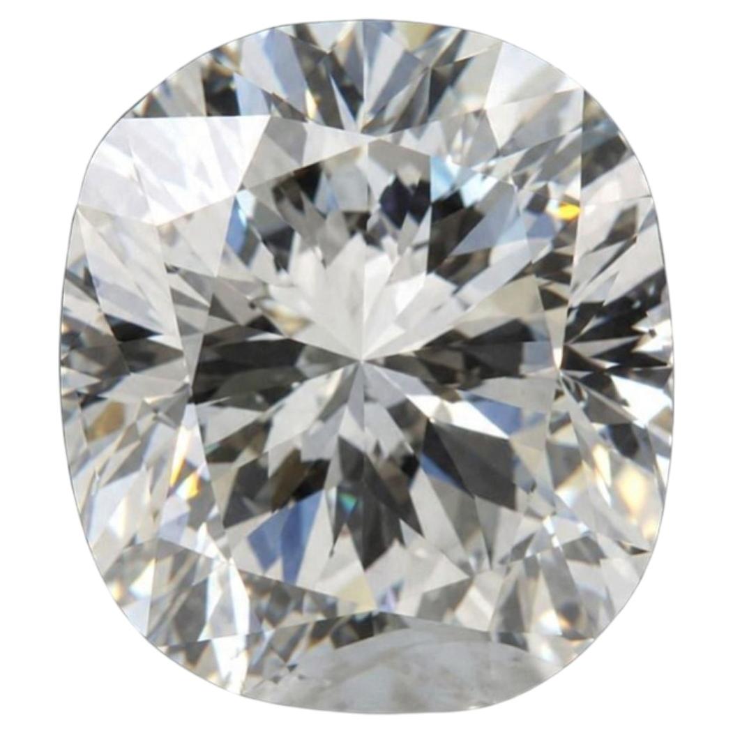 1,00ct Diamante naturale sfuso con taglio a cuscino certificato GIA, colore H, purezza VS2