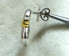 1.00 Carat Natural Ruby Diamonds Entry Mod Earrings 14 Karat
