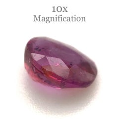 1.00ct Oval Pink Sapphire Unheated