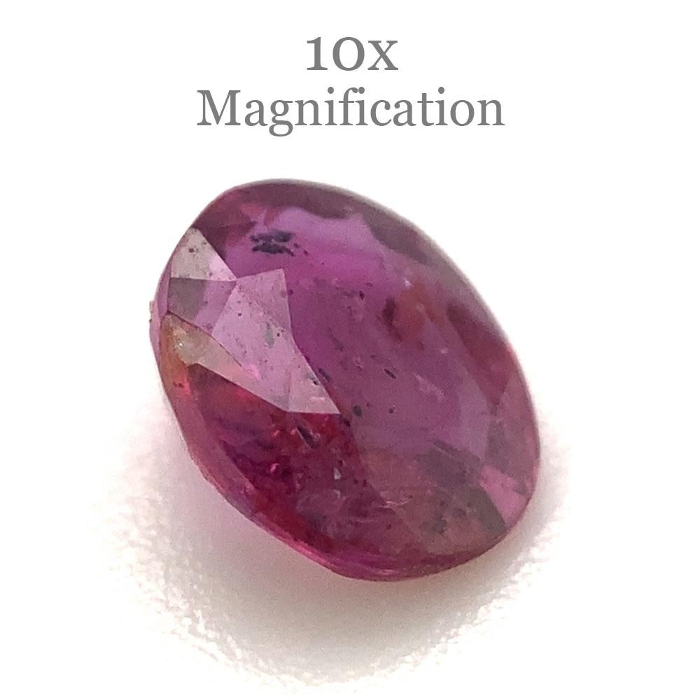 Brilliant Cut 1.00ct Oval Pink Sapphire Unheated For Sale