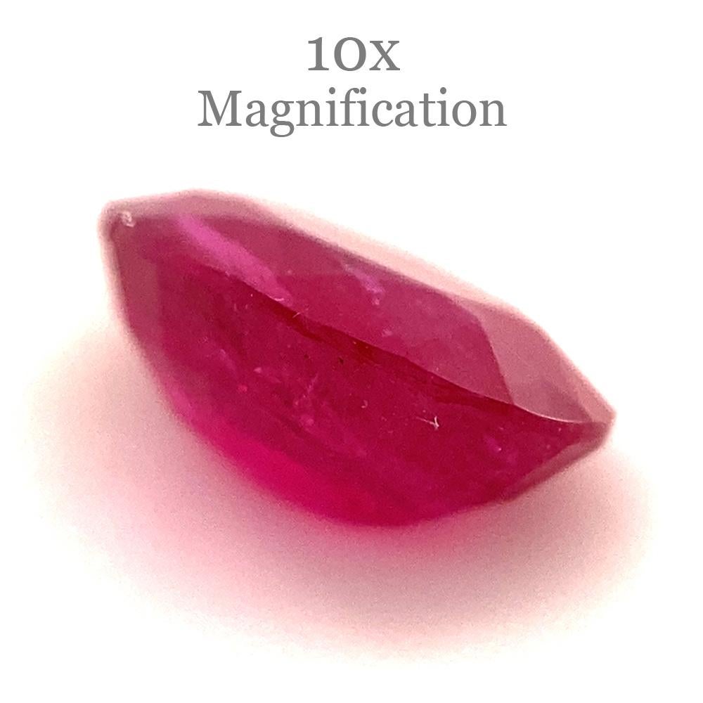 1.00ct Oval Red Ruby from Mozambique For Sale 13