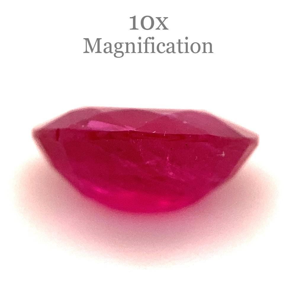 1.00ct Oval Red Ruby from Mozambique For Sale 14