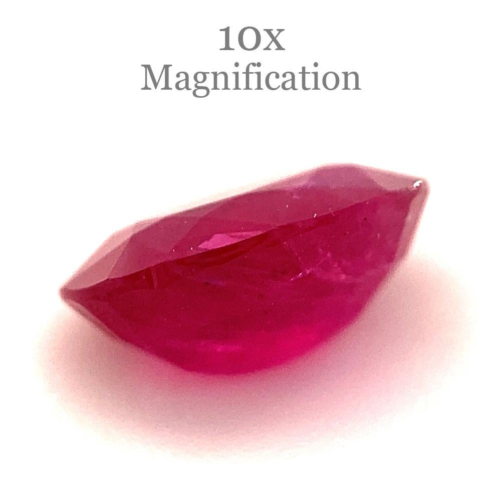 1.00ct Oval Red Ruby from Mozambique For Sale 15