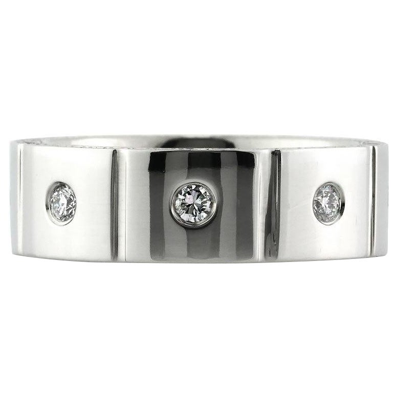 1.00ct Round Brilliant Cut Diamond Eternity Band in Platinum For Sale
