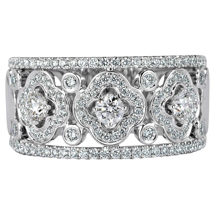 1.00ct Round Brilliant Cut Diamond Right-Hand Ring