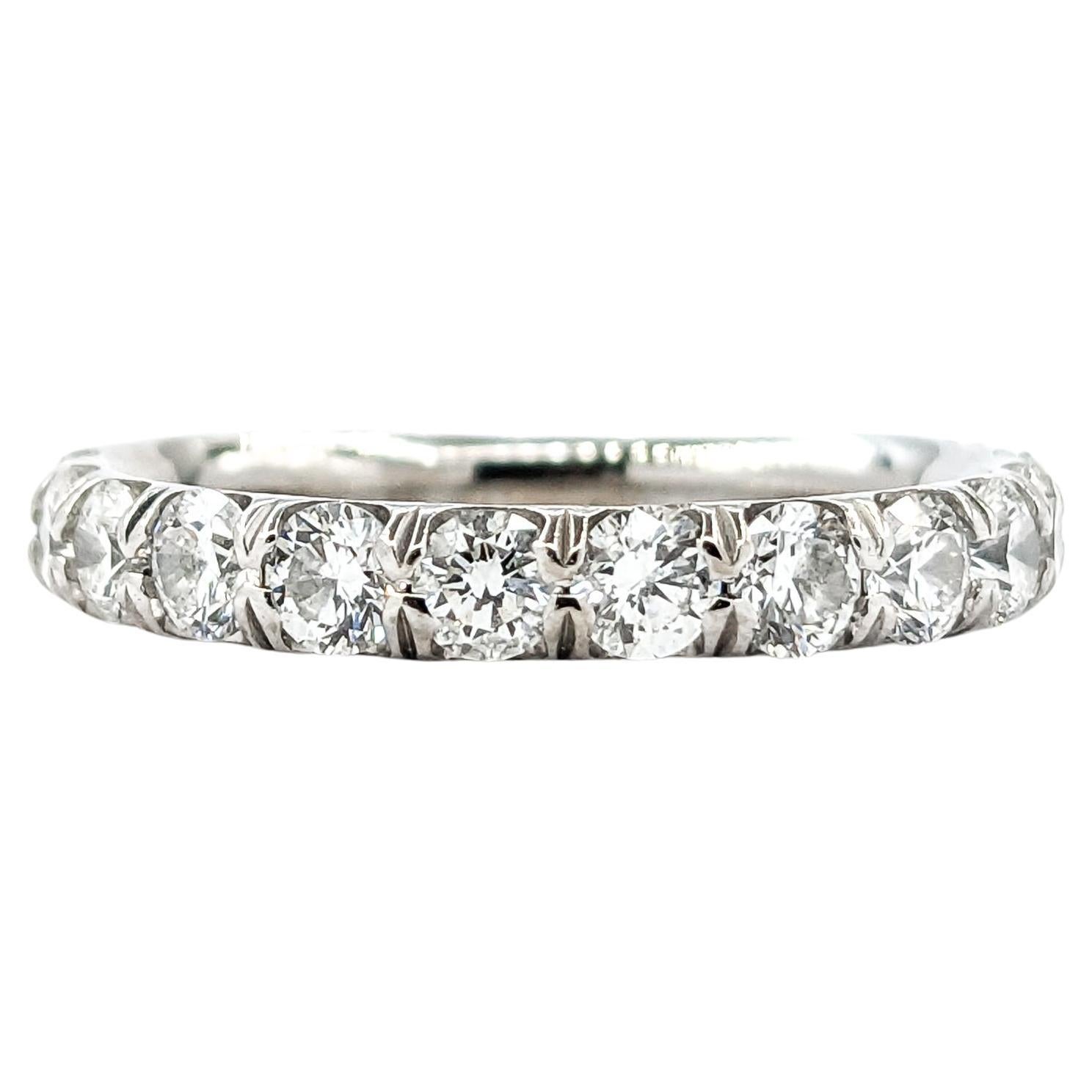 1.00ctw Comfort Fit Stackable Diamond Bridal Ring in White Gold