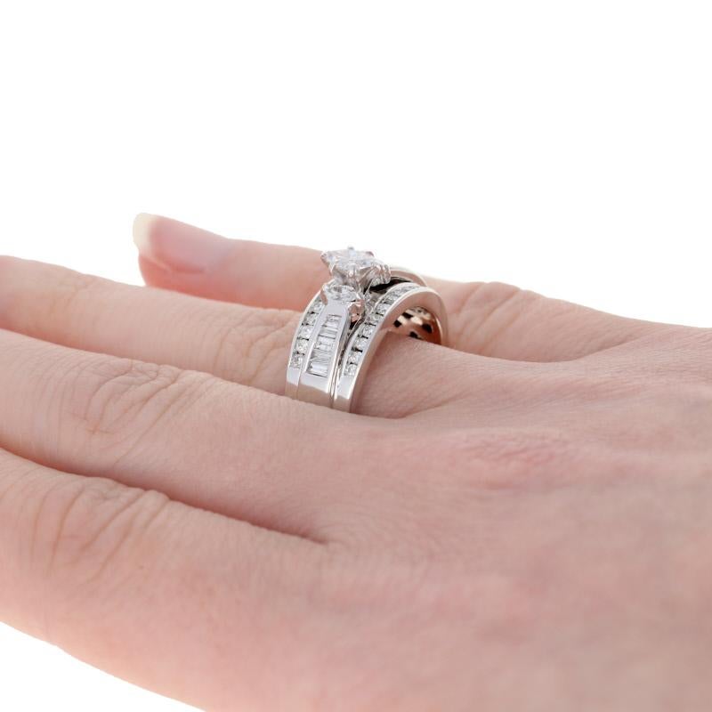 14k marquise diamond engagement ring