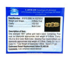 1.00ctw Oval Multi Color Diamond Frame Ring in 18K Rose Gold