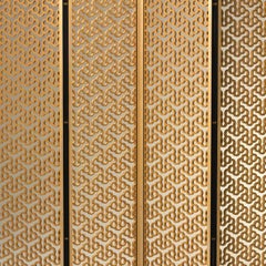 100xbtr Contemporary Quentin Folding Screen in Extira with Baltic Birch Frame