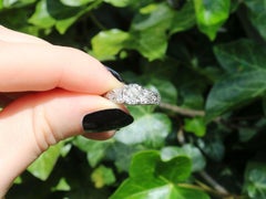 Antique and Vintage 1.01 Carat Diamond and Platinum Solitaire Ring