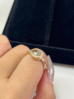 1.01 Carat Diamond Ring made in 14K Yellow Gold