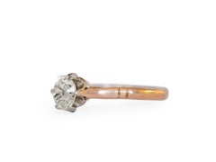 1.01 Carat Diamond Rose Gold Engagement Ring
