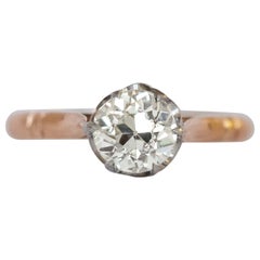 1.01 Carat Diamond Rose Gold Engagement Ring