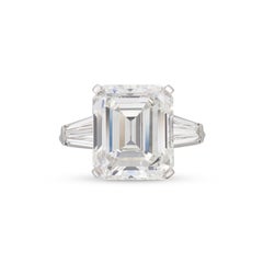 10.1 Carat Emerald-cut Statement 14K White Gold Iconic Presence Heirloom