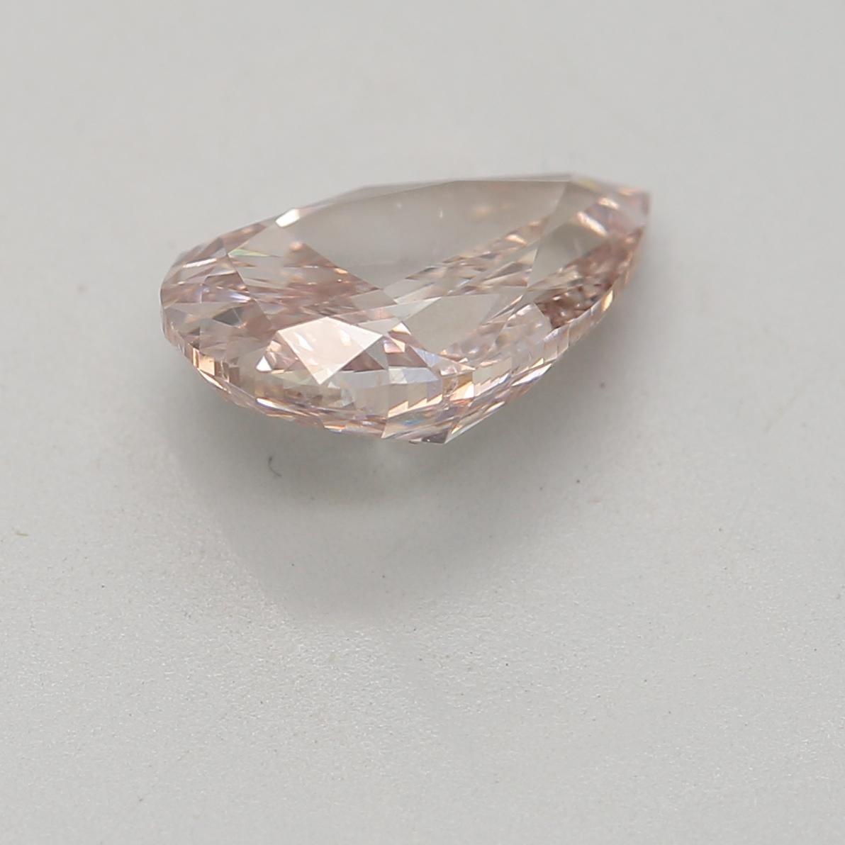1.01 Carat Fancy Brown Pink Pear cut diamond SI1 Clarity GIA Certified In New Condition In Kowloon, HK