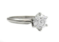 1.01 Carat GIA Certified D Flawless Round Brilliant Cut Diamond Engagement Ring