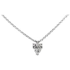 1.01 Carat GIA Certified D VVS2 Heart Shape Diamond Platinum Pendant 1.01 Carat GIA Certified D VVS2 Heart Shape Diamond Platinum Pendant