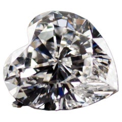 1,01 Quilate Diamante Suelto F / VVS2 Talla Corazón Certificado GIA